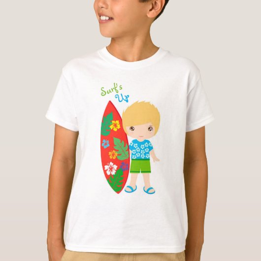 De Surf Is Op T-shirt (Voorkant)