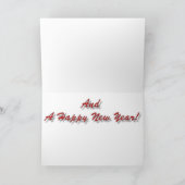 De surfende Kerstkaart van de Kerstman Feestdagen Kaart (Binnen)