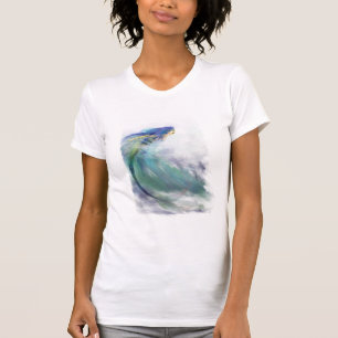 De surfende T-shirt van de Meermin
