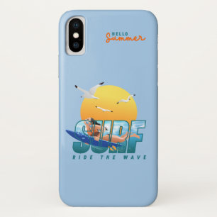 De surfer rijdt de golf   (F) Case-Mate iPhone Case