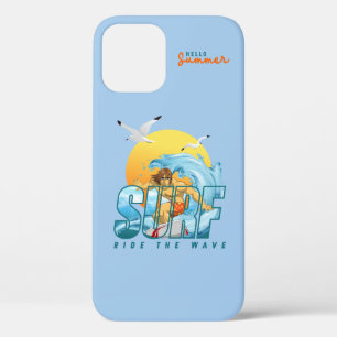 De surfer rijdt de golf (M) Case-Mate iPhone Case