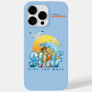 De surfer rijdt de golf (M) Case-Mate iPhone 14 Pro Max Hoesje