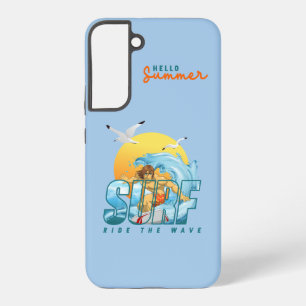 De surfer rijdt de golf (M) Samsung Galaxy Hoesje