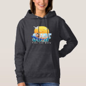 De surfer rijdt de golf | Vrouwen Hoodie (Voorkant)