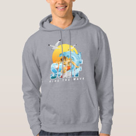 De Surfer rijdt op de Golf | MANNEN Hoodie