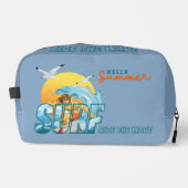 De Surfer rijdt op de Golf | Toilettasje (Voorkant)