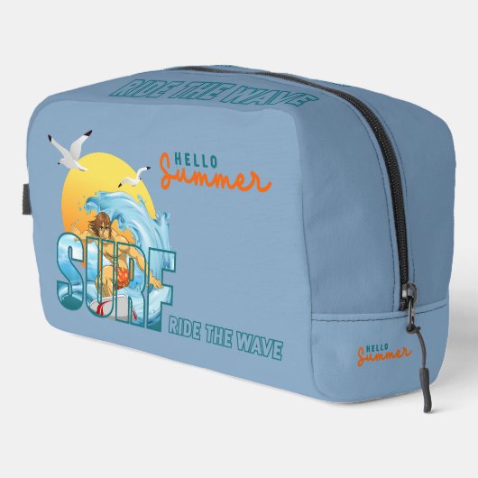De Surfer rijdt op de Golf | Toilettasje (Rechterhoek)