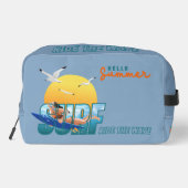 De Surfer rijdt op de Golf | Toilettasje (Achterkant)