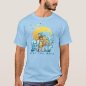 De Surfer rijdt op de Golf | Volwassene T-shirt (Voorkant)