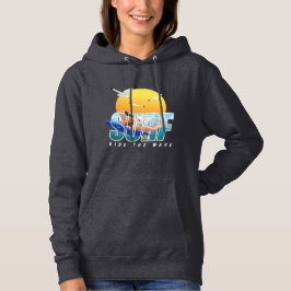 De Surfer rijdt op de Golf | Vrouwen Hoodie
