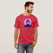 De Surfer Roze vintage T-shirt (Voorkant volledig)