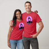 De Surfer Roze vintage T-shirt (Unisex)