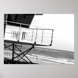 De surfers bekijken poster