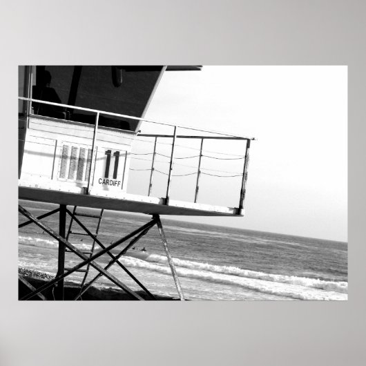 De surfers bekijken poster (Voorkant)