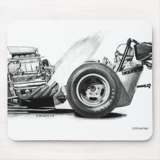 De surfers muismat (Voorkant)