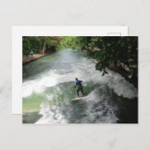 De Surfing in Duitsland Briefkaart (Voorkant / Achterkant)