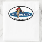 de surfpiraat's SURF SHOP sticker (4) (Tas)