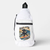 De surfpoedel sling bag (Voorkant)