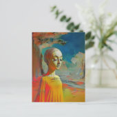 De surrealisme van dit alles briefkaart (Staand voorkant)