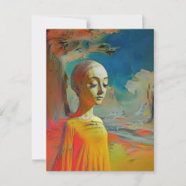 De surrealisme van dit alles briefkaart