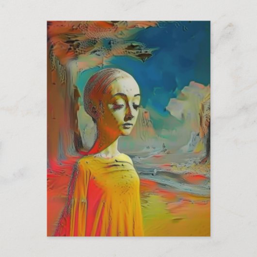 De surrealisme van dit alles briefkaart (Voorkant)