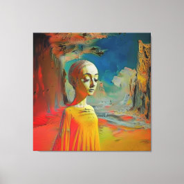 De surrealisme van dit alles canvas afdruk