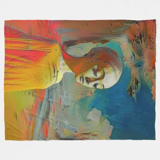 De surrealisme van dit alles fleece deken (Voorkant (Horizontaal))