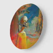 De surrealisme van dit alles grote klok (Hoek)