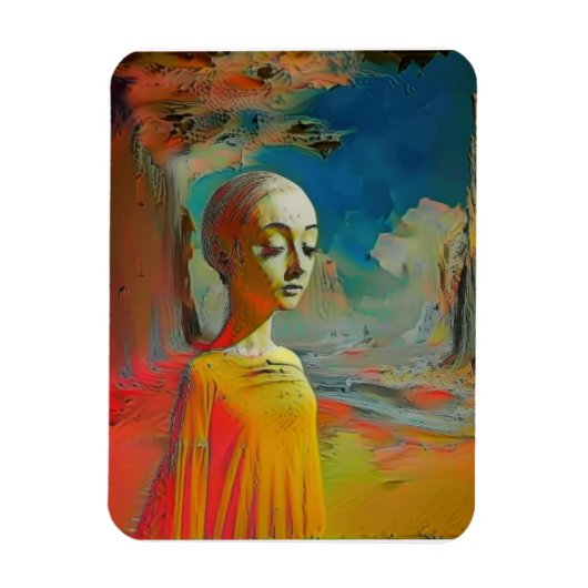 De surrealisme van dit alles magneet (Verticaal)