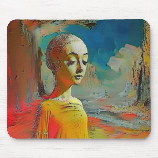 De surrealisme van dit alles muismat (Voorkant)