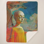 De surrealisme van dit alles sherpa deken (Voorkant)