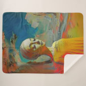 De surrealisme van dit alles sherpa deken (Voorkant (horizontaal))