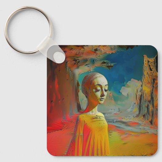 De surrealisme van dit alles sleutelhanger (Voorkant)