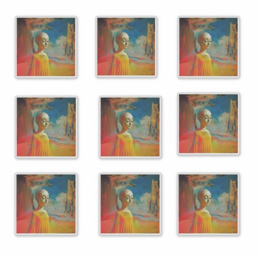 De surrealisme van dit alles sticker (Voorkant)