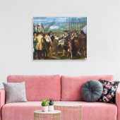 De Surrender of Breda, 1625, c.1635 Canvas Afdruk (Insitu (Woonkamer))