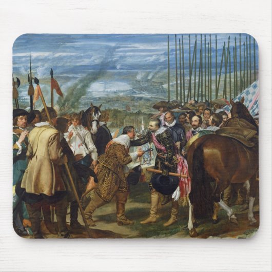 De Surrender of Breda, 1625, c.1635 Muismat (Voorkant)