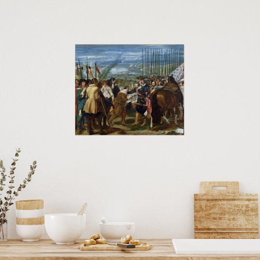 De Surrender of Breda, 1625, c.1635 Poster (Keuken)