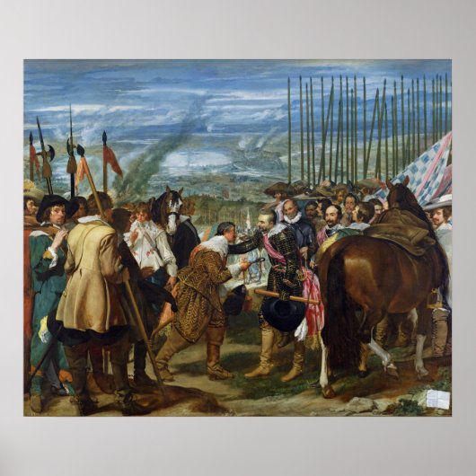 De Surrender of Breda, 1625, c.1635 Poster (Voorkant)