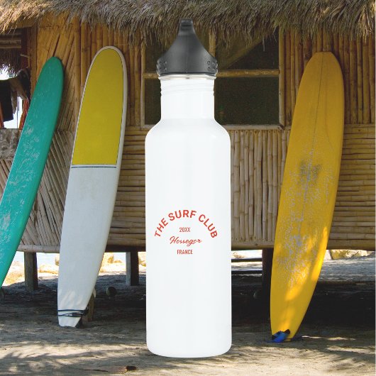 De Surven Club Red Custom Crest Waterfles