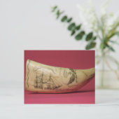 De Susan aan de kust van de Japanse Scrimshaw Briefkaart (Staand voorkant)