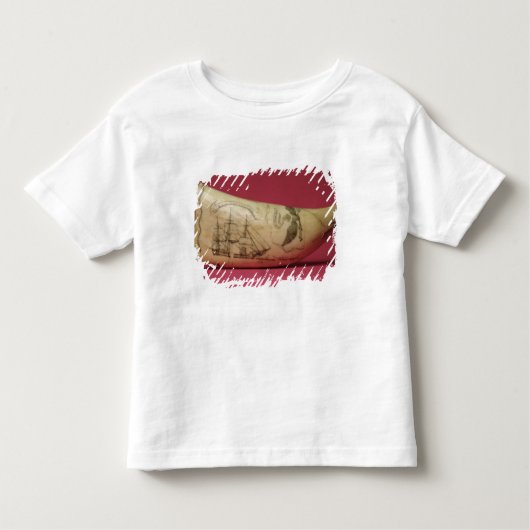 De Susan aan de kust van de Japanse Scrimshaw Kinder Shirts (Voorkant)
