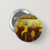De sushi-balk ronde button 5,7 cm (Voorkant /achterkant)