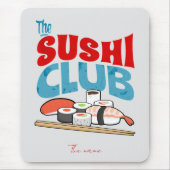 De sushi club, sushi muismat (Voorkant)