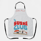 De sushi club, sushi schort (Voorkant)