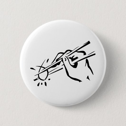 De Sushi van de atheïst! (ichthys) Ronde Button 5,7 Cm (Voorkant)