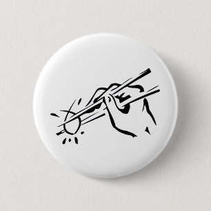 De Sushi van de atheïst! (ichthys) Ronde Button 5,7 Cm