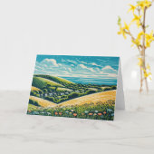De Sussex Downs Kaart (Gele Bloem)