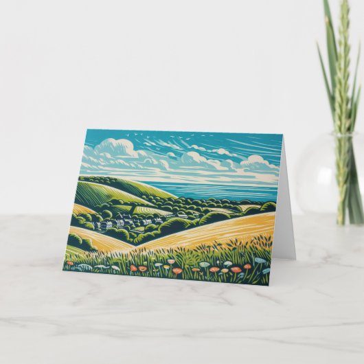 De Sussex Downs Kaart (Voorkant)