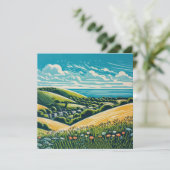 De Sussex Downs Kaart (Staand voorkant)