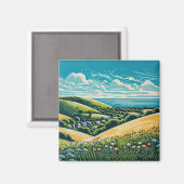 De Sussex Downs Magneet (Voorkant / Achterkant)